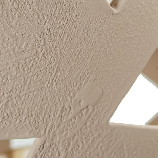Lampara sobremesa beige rugoso