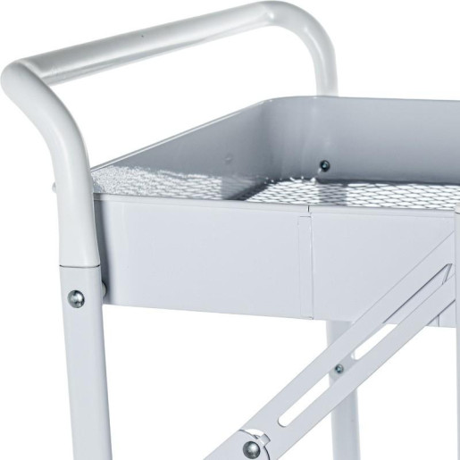 Carrito almacenamiento blanco