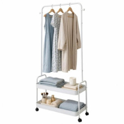 Carrito almacenamiento blanco