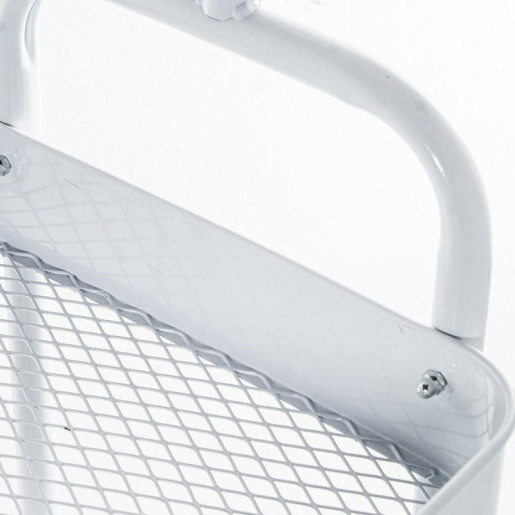 Carrito almacenamiento blanco