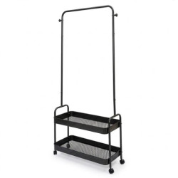 Carrito almacenamiento negro