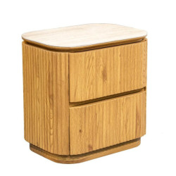 Mesa de noche natural