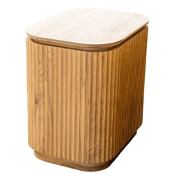 Mesa de noche natural