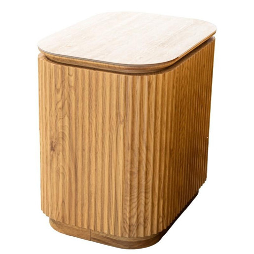 Mesa de noche natural