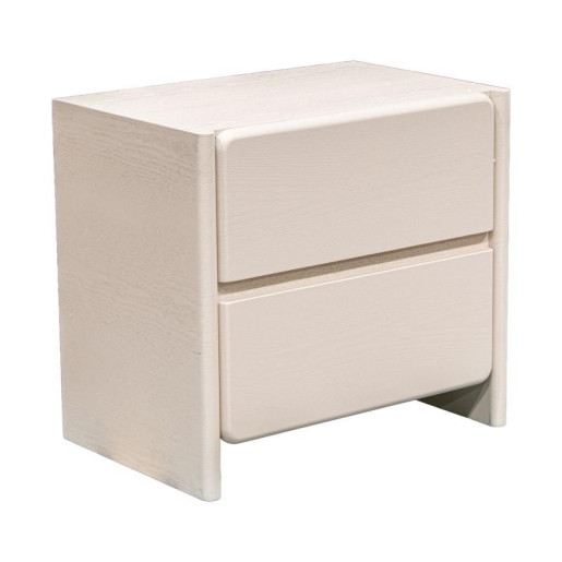 Mesa de noche crema