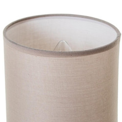 Set 6 lamparas sobremesa blanco, beige y marron claro