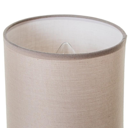 Set 6 lamparas sobremesa blanco, beige y marron claro