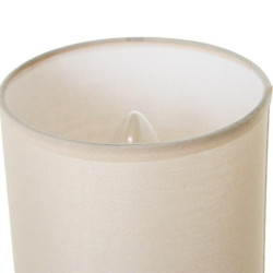 Set 6 lamparas sobremesa blanco, beige y marron claro