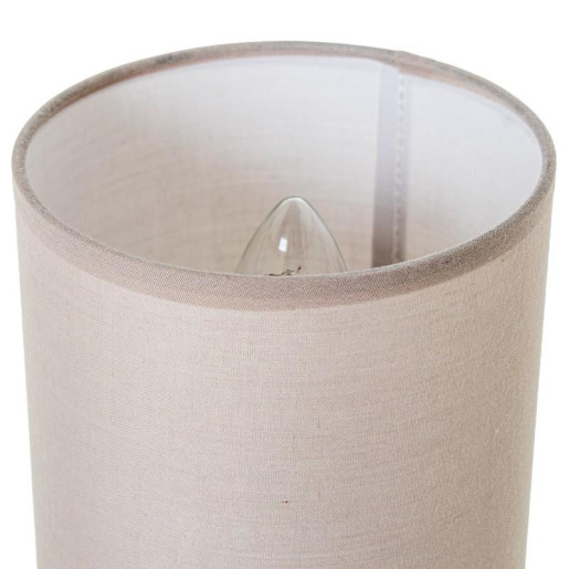 Set 6 lamparas sobremesa blanco, beige y marron claro