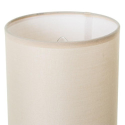 Set 6 lamparas sobremesa blanco, beige y marron claro
