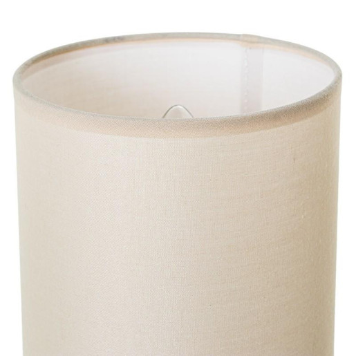 Set 6 lamparas sobremesa blanco, beige y marron claro