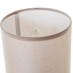Set 6 lamparas sobremesa blanco, beige y marron claro