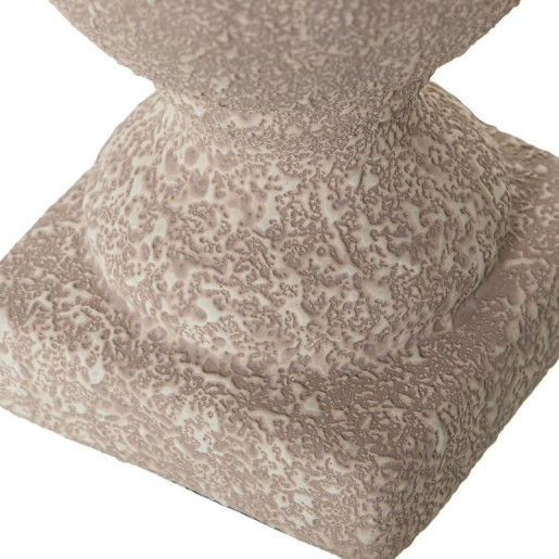 Set 6 lamparas sobremesa blanco, beige y marron claro