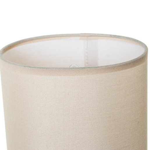 Set 6 lamparas sobremesa blanco, beige y marron claro
