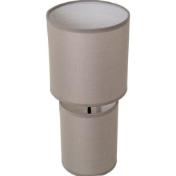 Set 6 lamparas sobremesa blanco, beige y marron claro