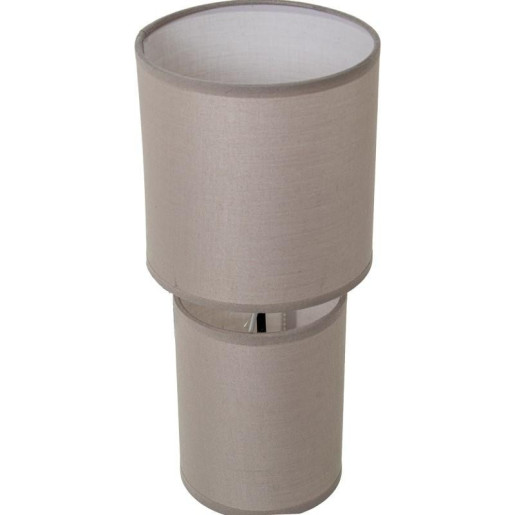 Set 6 lamparas sobremesa blanco, beige y marron claro