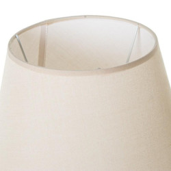 Set 4 lamparas sobremesa blanco, beige y marron claro