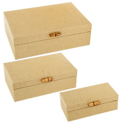 Set 3 cajas miel