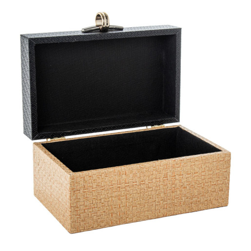 Set 3 cajas beige y negro