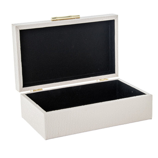 Set 3 cajas blanco hueso