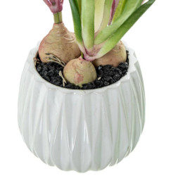 Tulipanes artificiales  blanco