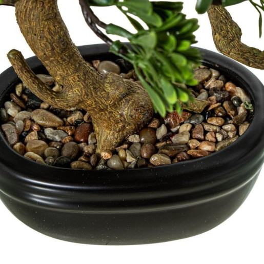 Bonsai artificial verde y marron