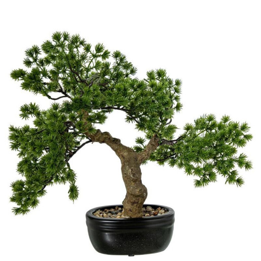 Bonsai artificial verde y marron