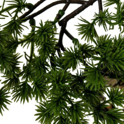 Bonsai artificial verde y marron