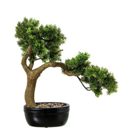 Bonsai artificial verde y marron