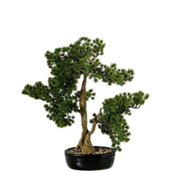 Bonsai artificial verde y marron