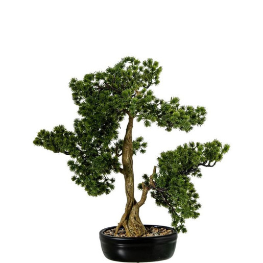 Bonsai artificial verde y marron