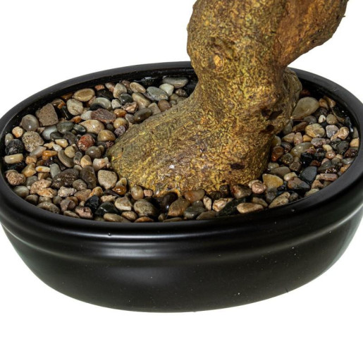 Bonsai artificial verde y marron
