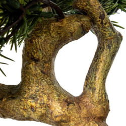Bonsai artificial verde y marron