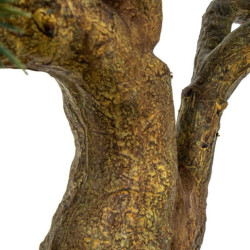 Bonsai artificial verde y marron