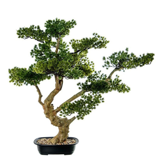 Bonsai artificial verde y marron
