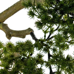 Bonsai artificial verde y marron