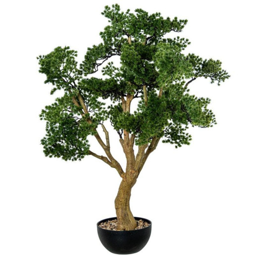 Bonsai artificial verde y marron