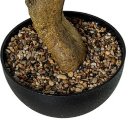 Bonsai artificial verde y marron