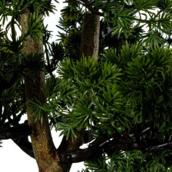 Bonsai artificial verde y marron