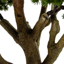 Bonsai artificial verde y marron