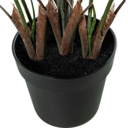 Planta artificial verde y marron