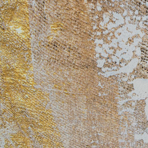 Cuadro lienzo gris, negro y dorado