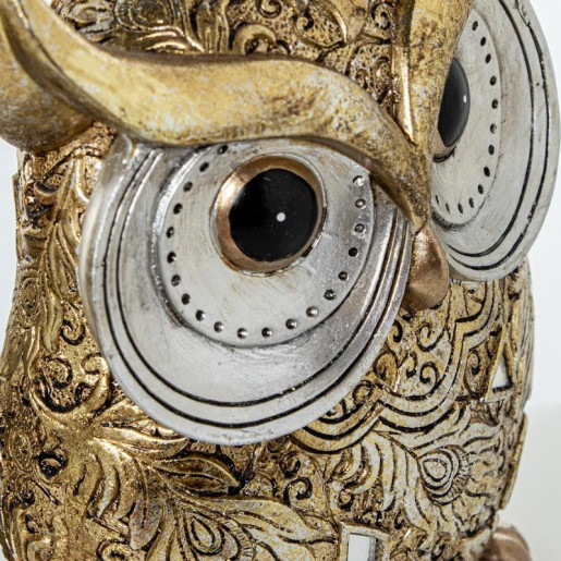 Figura buho dorado