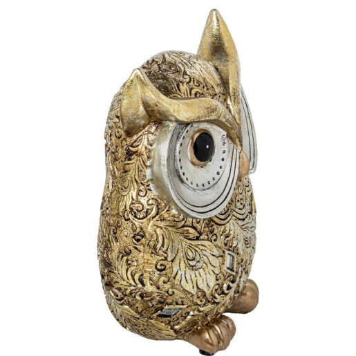 Figura buho dorado