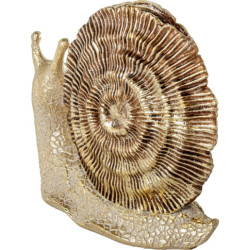Figura caracol dorado