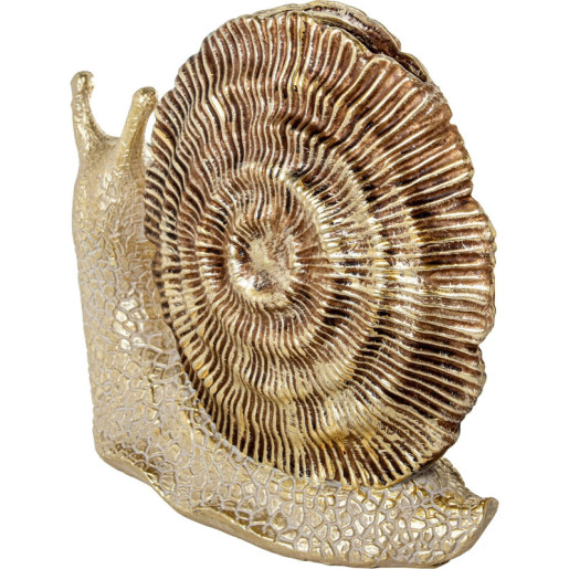 Figura caracol dorado