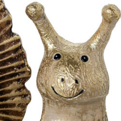 Figura caracol dorado