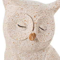 Set 2 figuras gatos beige arena