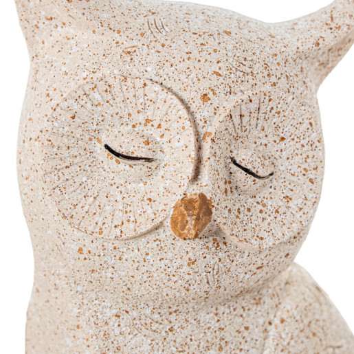Set 2 figuras gatos beige arena