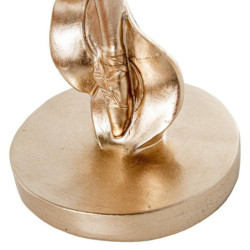 Figura bailarina beige arena y dorado